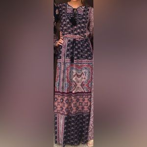 Free People Patchwork Maxi Dress